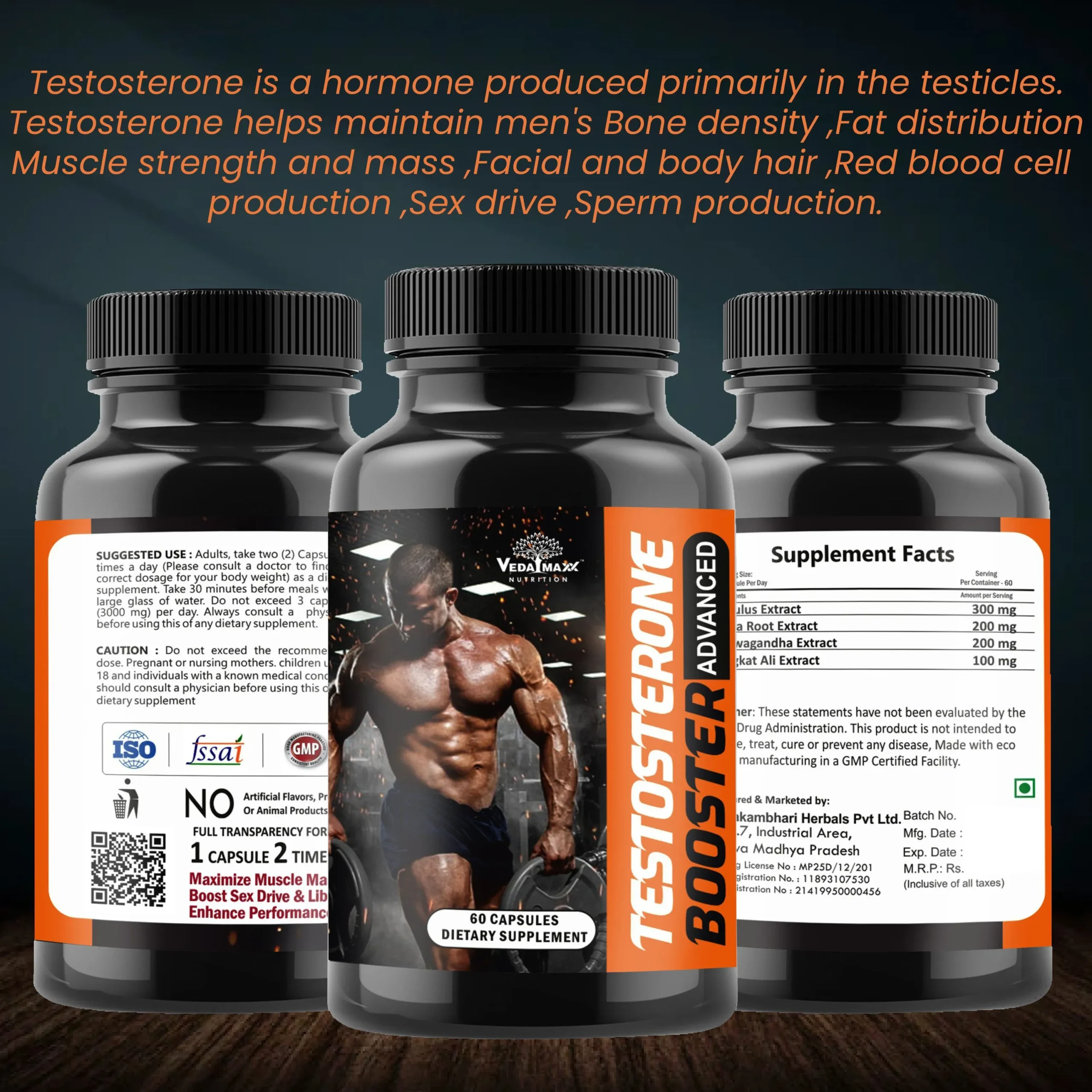 Vedamaxx Testerone Booster Advanced - Image 2