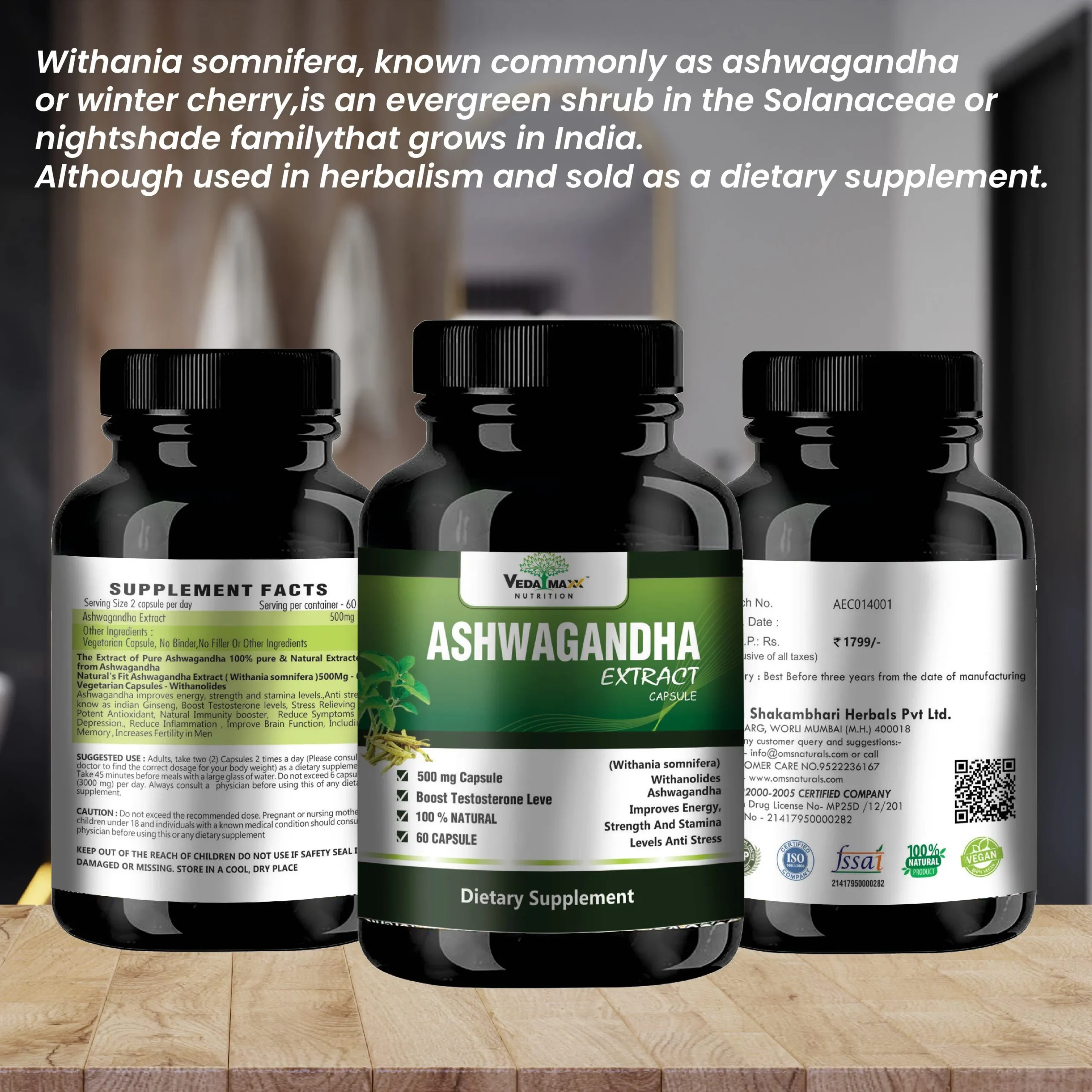 Vedamaxx Aswagandha Capsule - Image 4