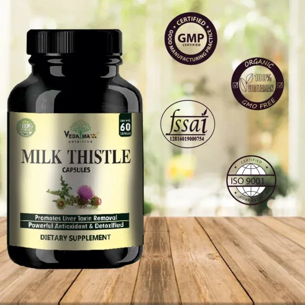 VedaMaxx Milk Thistle Liver Detox Capsules