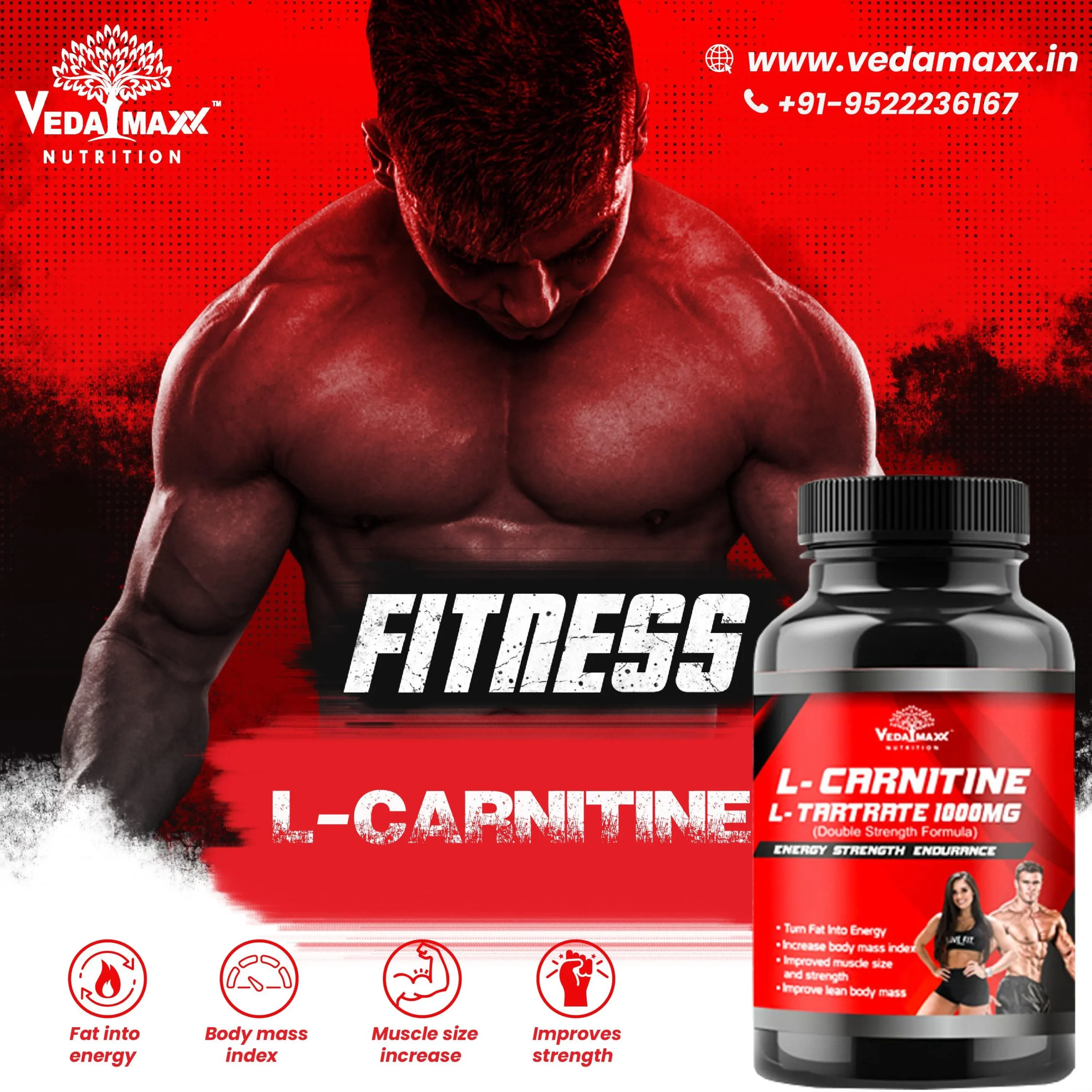 Vedamaxx L-Carnitine Capsule - Image 4
