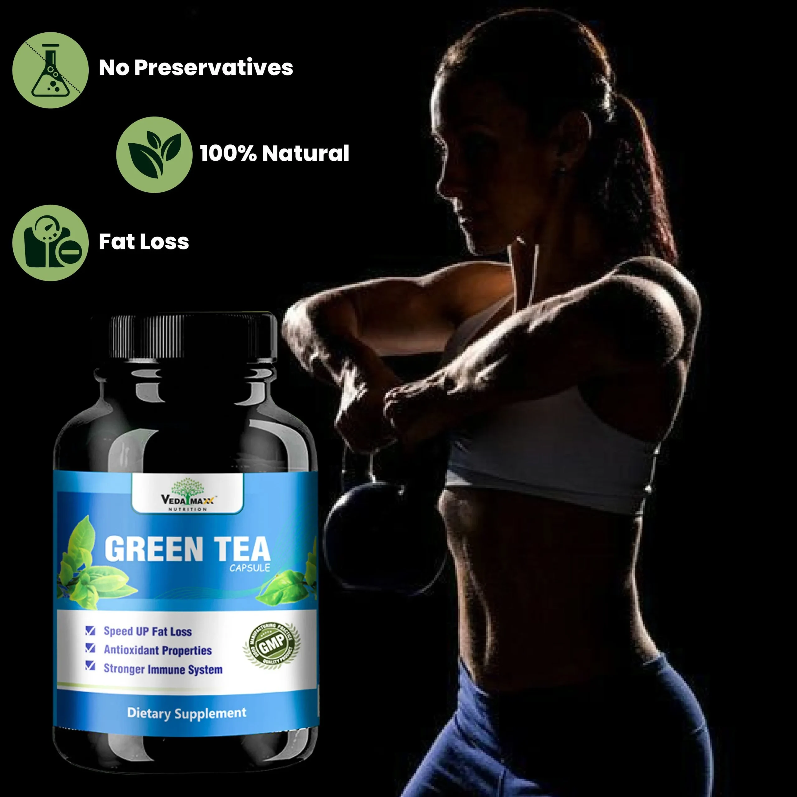 Vedamaxx Green Tea Capsule - Image 3