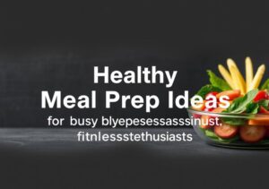 Healthy Meal Prep Ideas for Busy Professionals and Fitness Enthusiasts